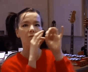 bjork nude|Bjork and Puff Daddy have a telephone conversation [GIF]